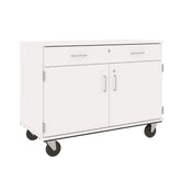 36" Tall Assembled Two Door Mobile Storage Cabinet with Drawer - 80430 F36 - Steven's I.D.SYSTEMS®